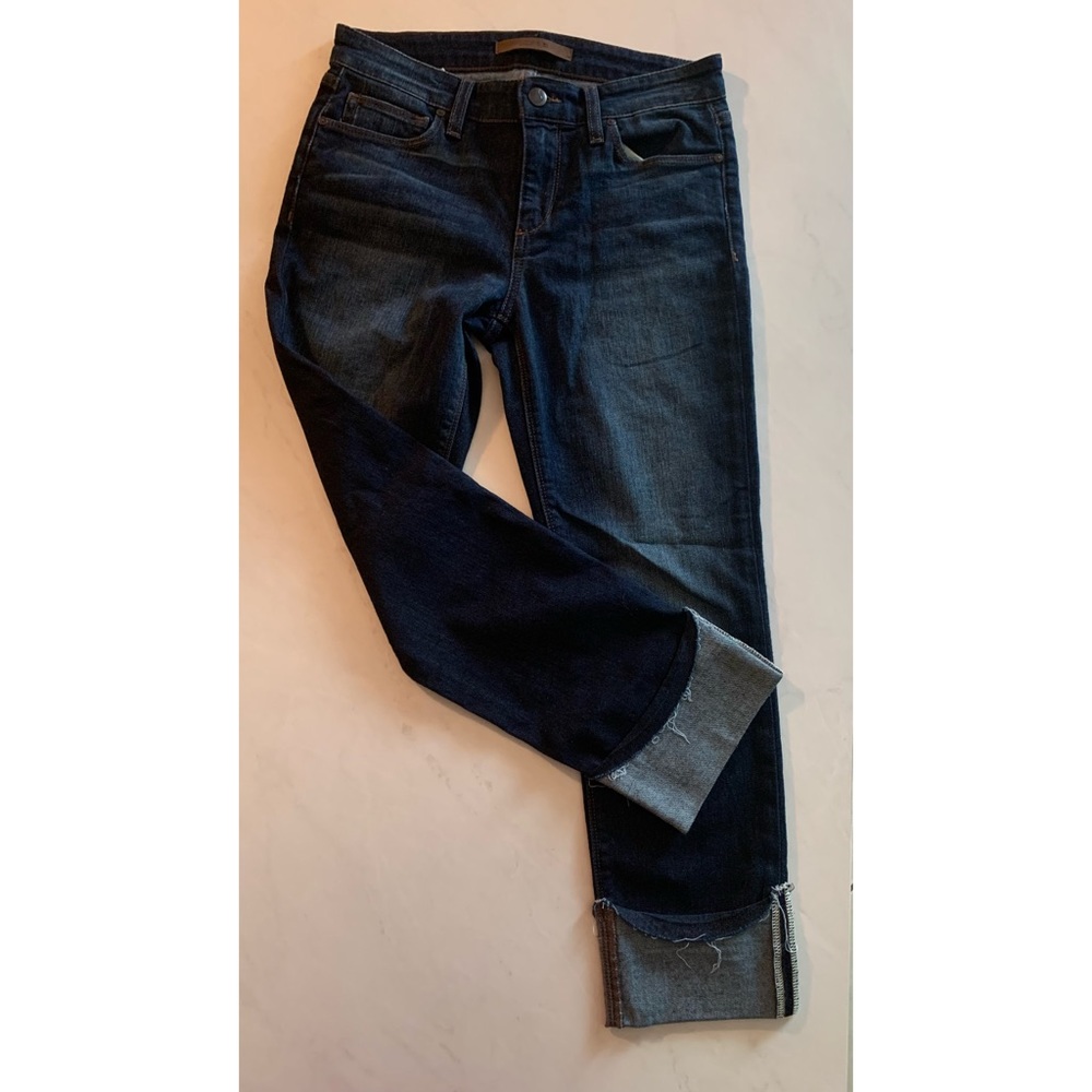 Joe's Jeans Womens Frayed Cuffed Jeans Navy 26 - Picture 3 of 13